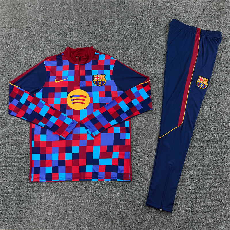 26-27 Season Barcelona Red-Blue Color Football Sweater Set
