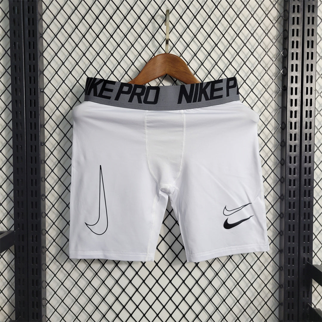 NIKE COMPRESSION WHITE SHORT