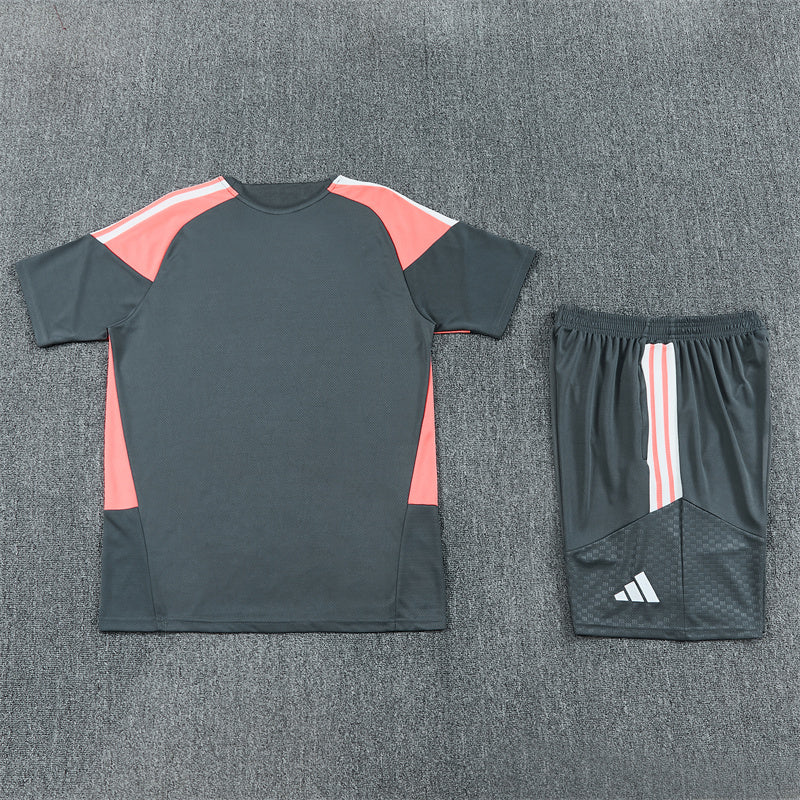 26-27 Season Real Madrid Grey Color Football Training Suit
