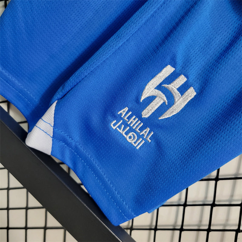 23-24 Al Hilal Home kids Size 16-28 Soccer Jerseys tm