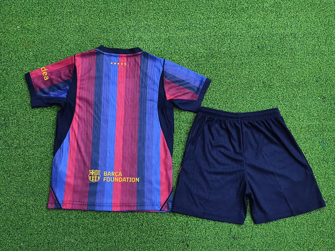 KidS Kit Barcelona 2026/27 Home Soccer Jersey