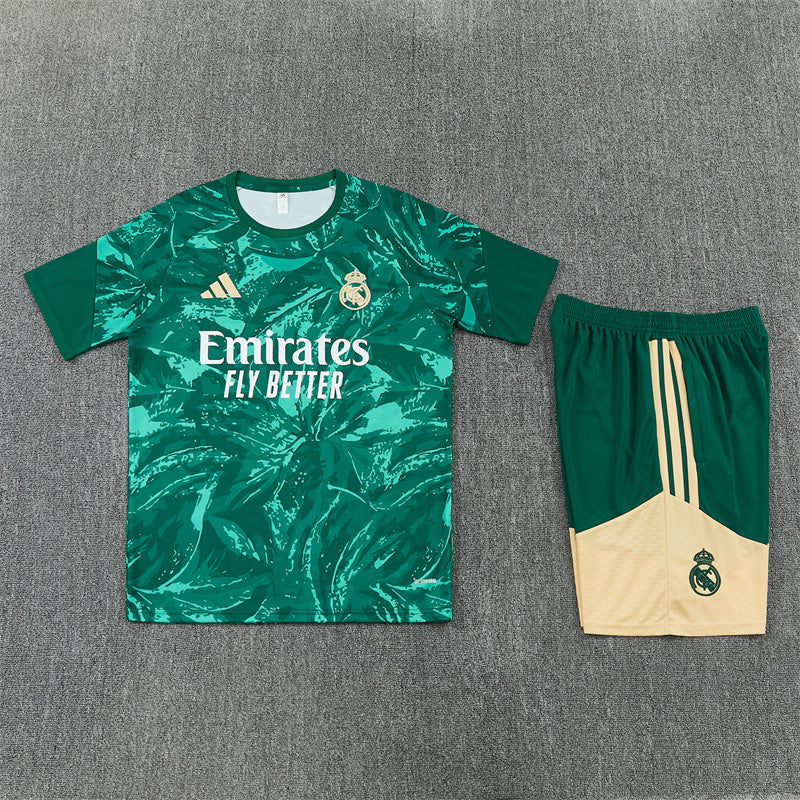 26-27 Season Real Madrid Camo-Green Color Football Training Suit