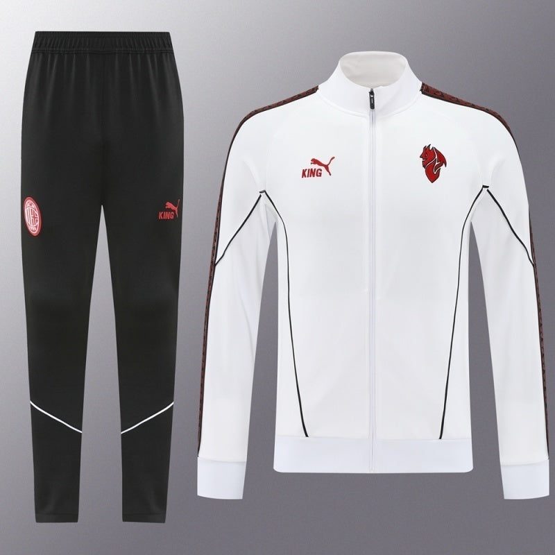 AC Milan 2025/26 White long sleeve Jacket suit
