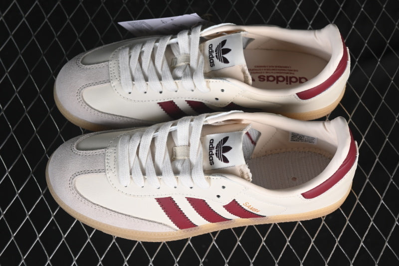 SAMBA CLOVER CASUAL BOARD SHOES RED/WHITE