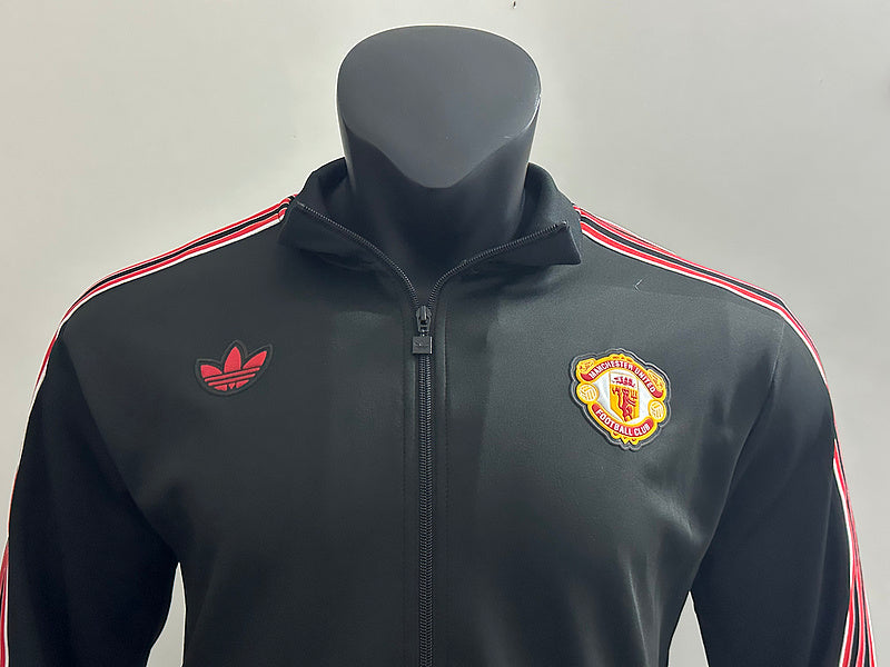 MANCHESTER UNITED black retro model jacket 25-26 JK