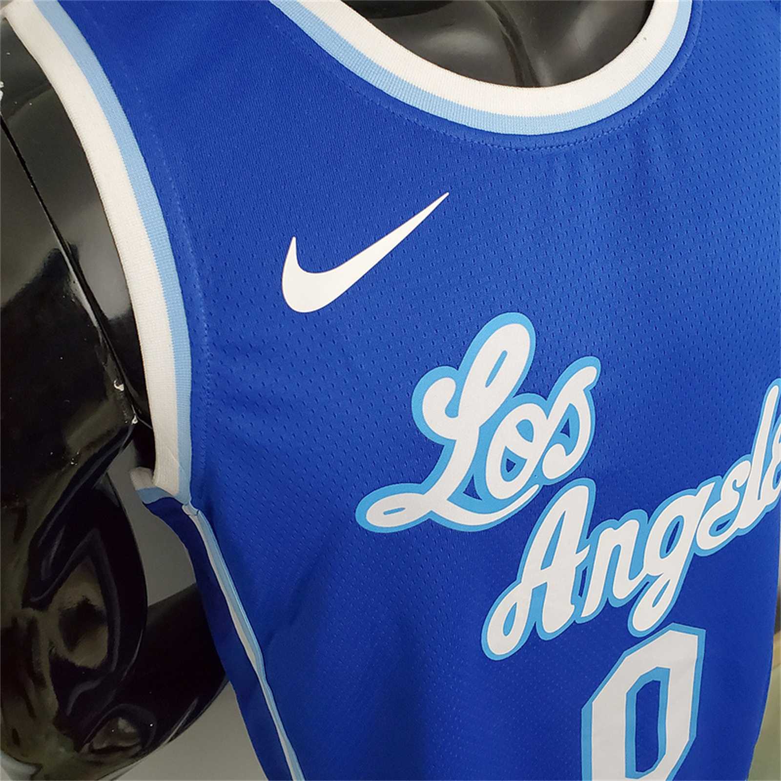 Lakers Westbrook#0 Latin Night (High Head) Blue