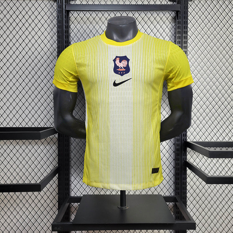 25-26 France yellow player version jersey tm