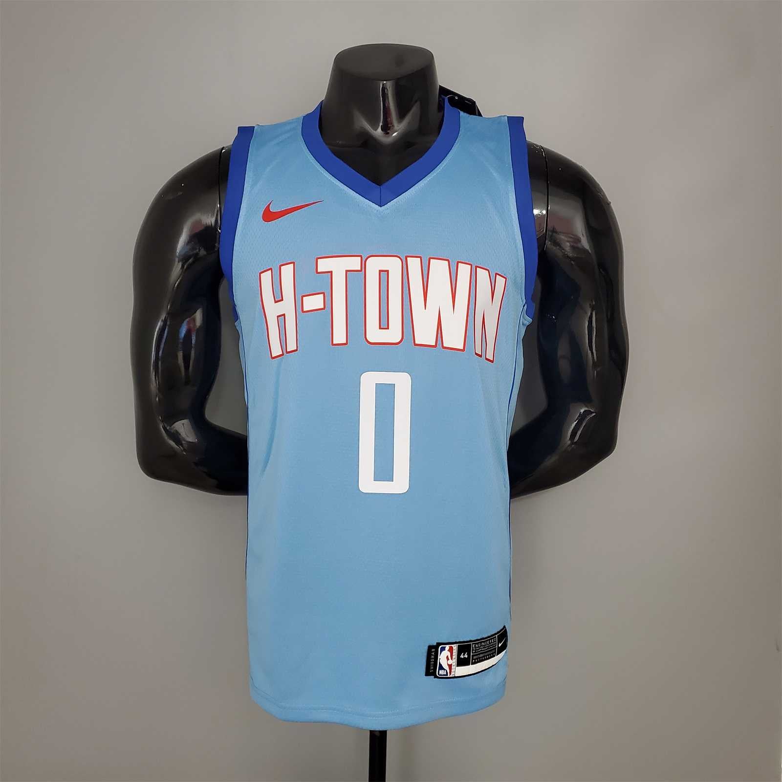 WESTBROOK#0 2021 Rockets City Edition Blue