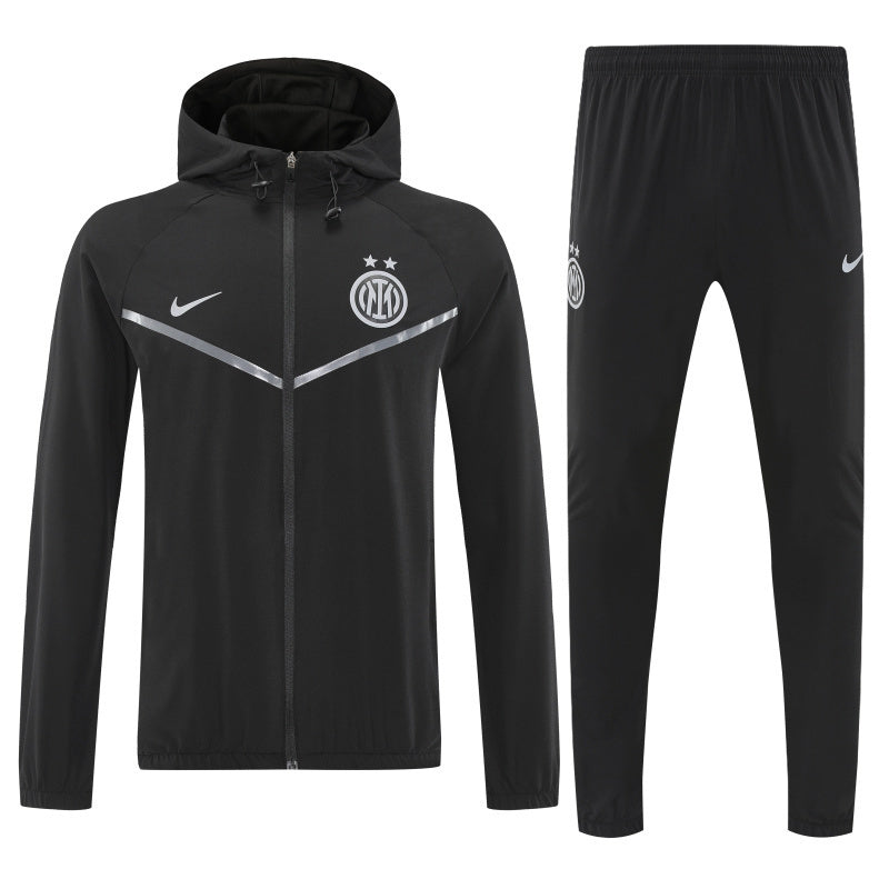 Inter Milan 2025/26 Black Windbreaker suit