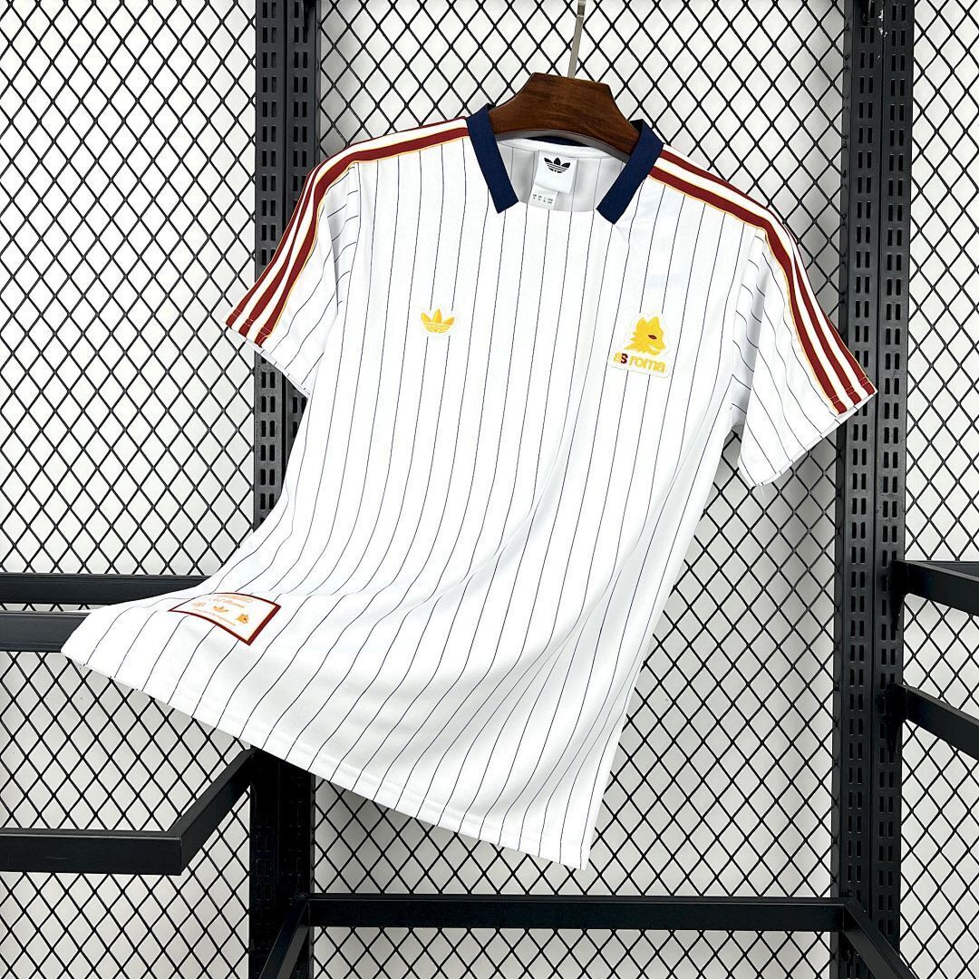 Roma 2025/26 White Terrace Icons Jersey