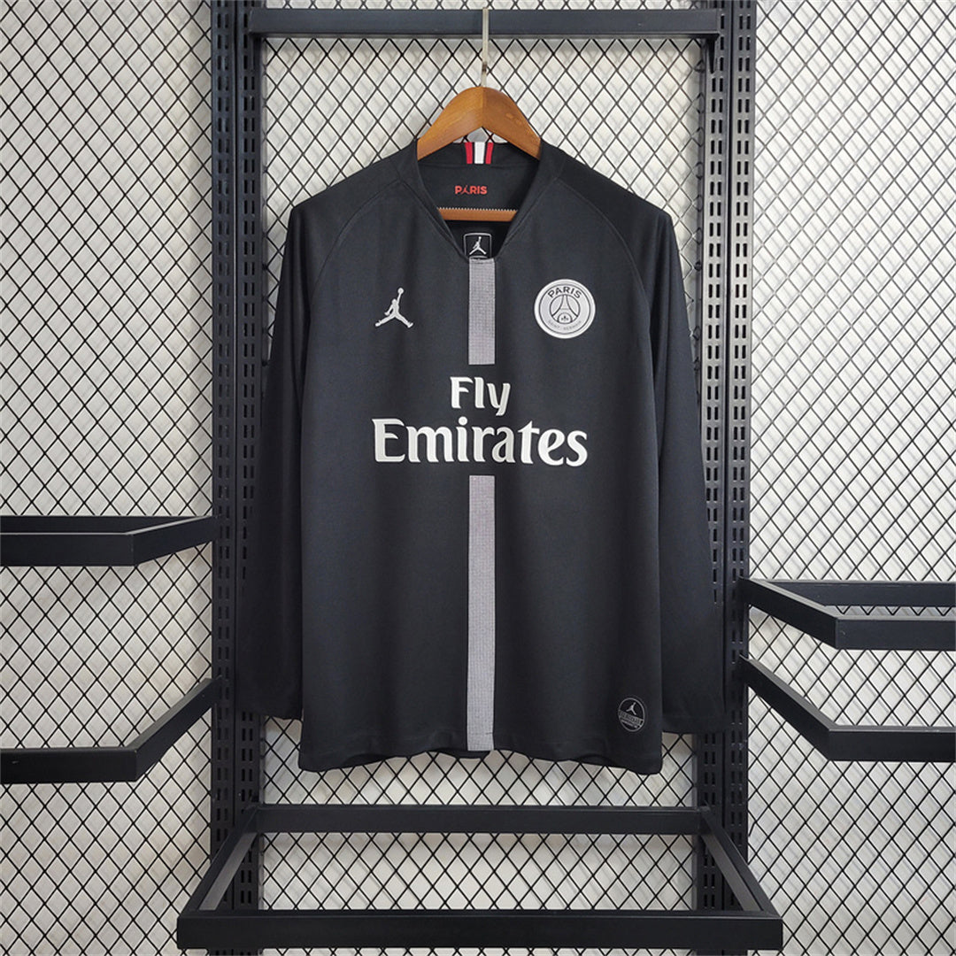 18-19 PSG Black Champions League Long sleeve
