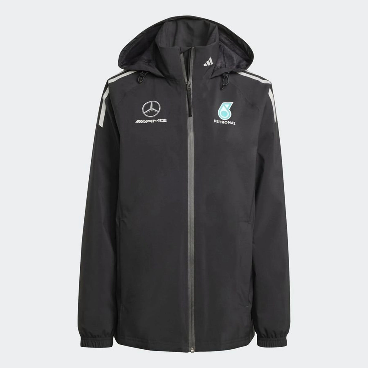 Mercedes-AMG Petronas F1 Rain Jacket - Black