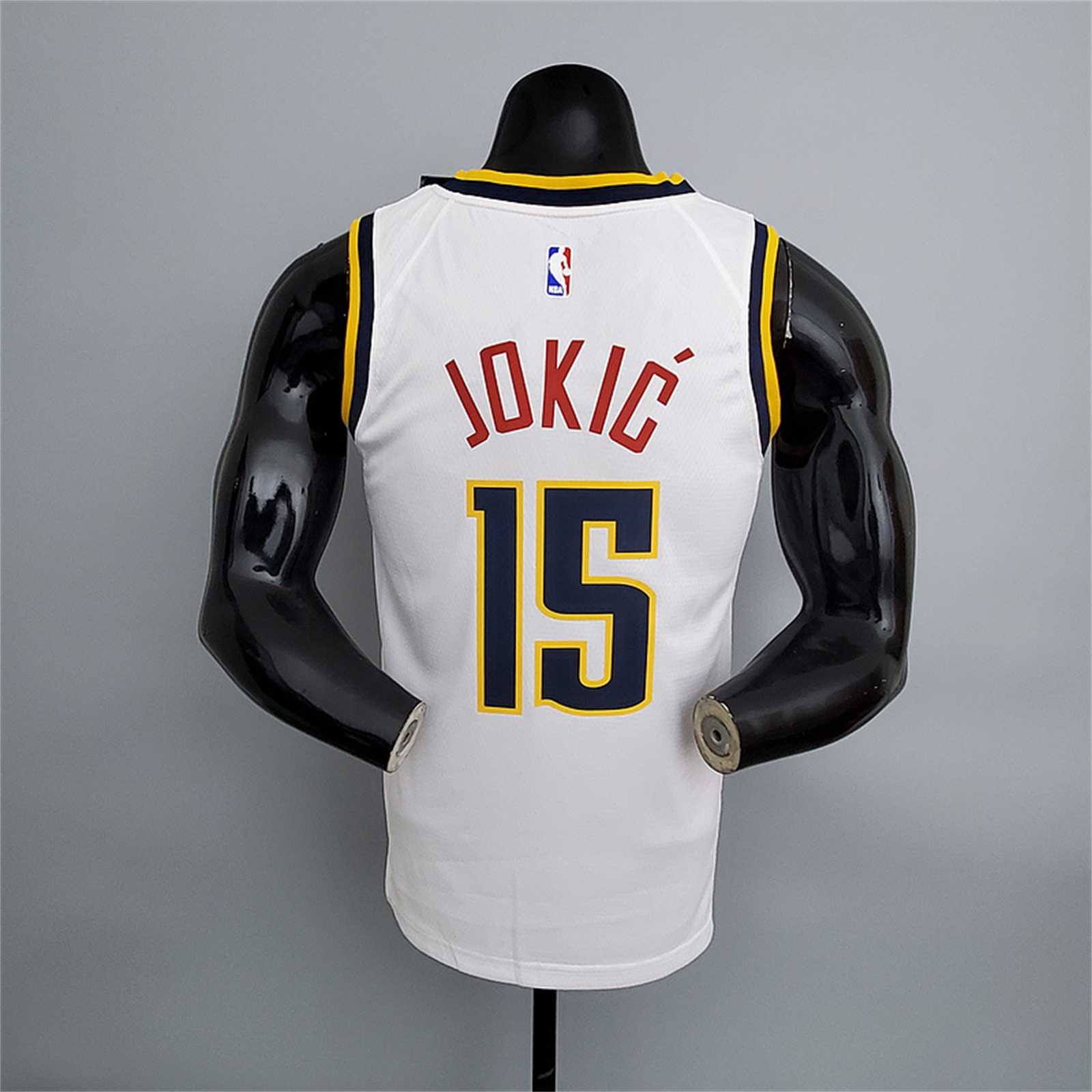 Nuggets Jokic #15 Limited White