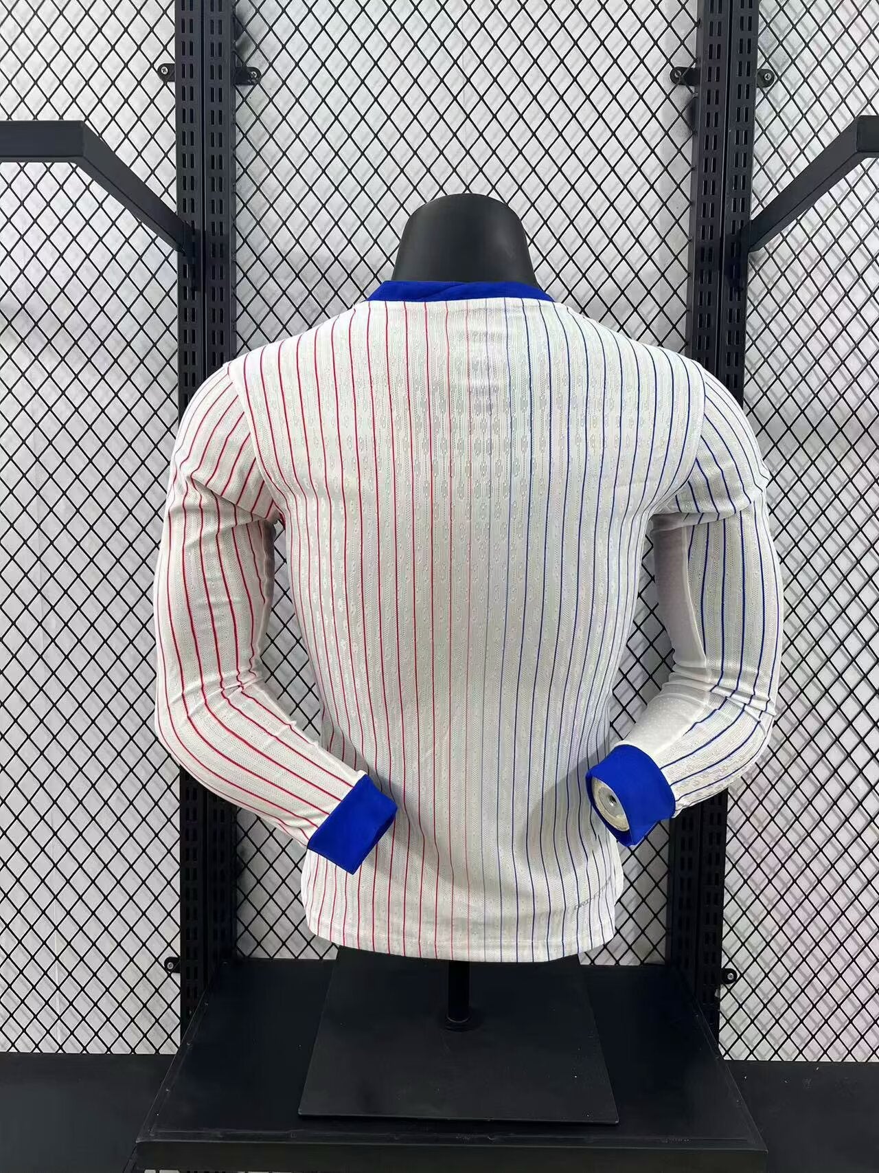 2024 France away white long sleeve player version jersey tm