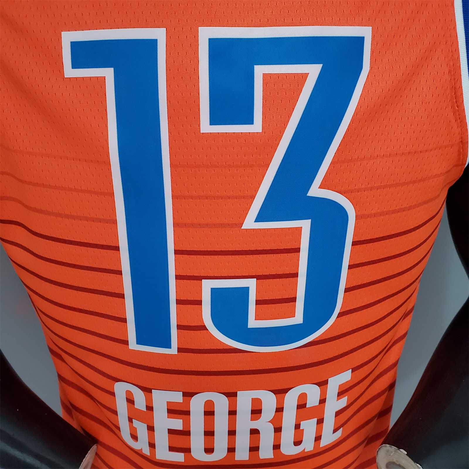 GEORGE#13 Thunder Jordan Orange