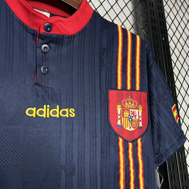 1996 Spain away retro jersey tm