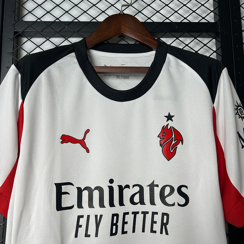 AC Milan white soccer specia jersey 2025/2026