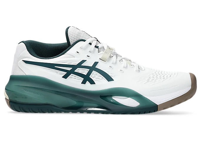GEL-RESOLUTION X | Men /
White/Saxon Green | Tennis Shoes