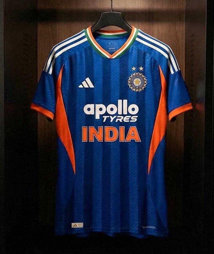 official Adidas India T20 Cricket Jersey 2026 TM