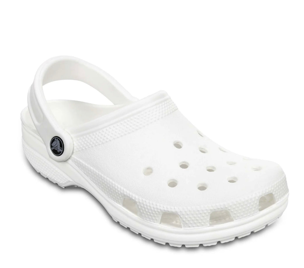 WHITE CROCS