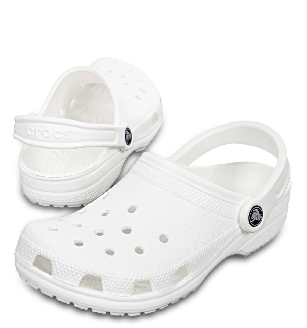 WHITE CROCS