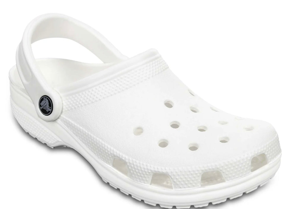 WHITE CROCS
