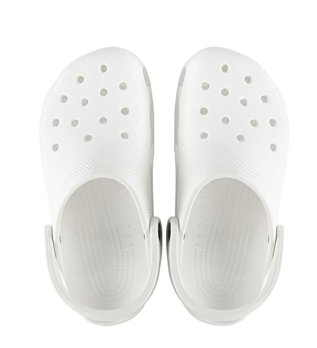 WHITE CROCS