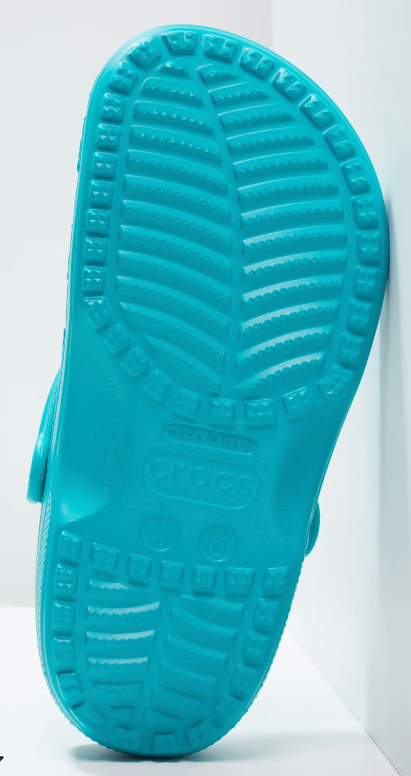 Turquoise Crocs