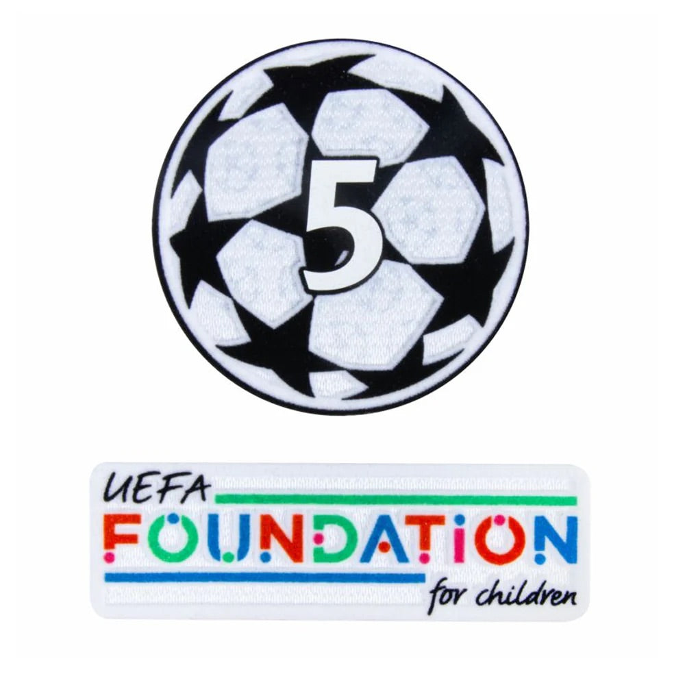 BARCELONA CHAMPIONS LEAGUE PATCH SET 24/25