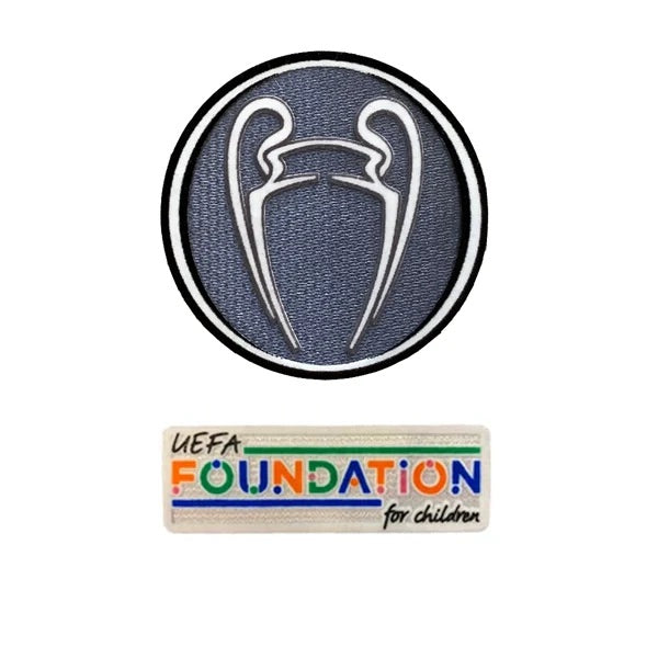 MANCHESTER CITY CHAMPIONS LEAGUE CHAMPION PATCH SET
