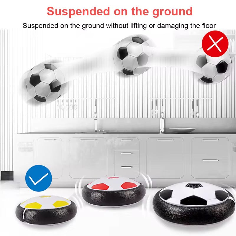 Hover soccer ball indoor