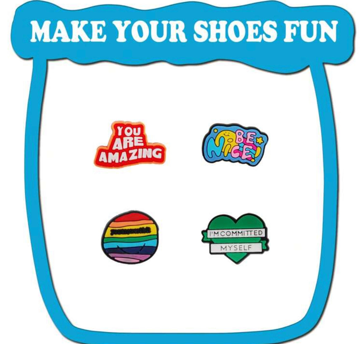 inspirational words series 24 pcs pins