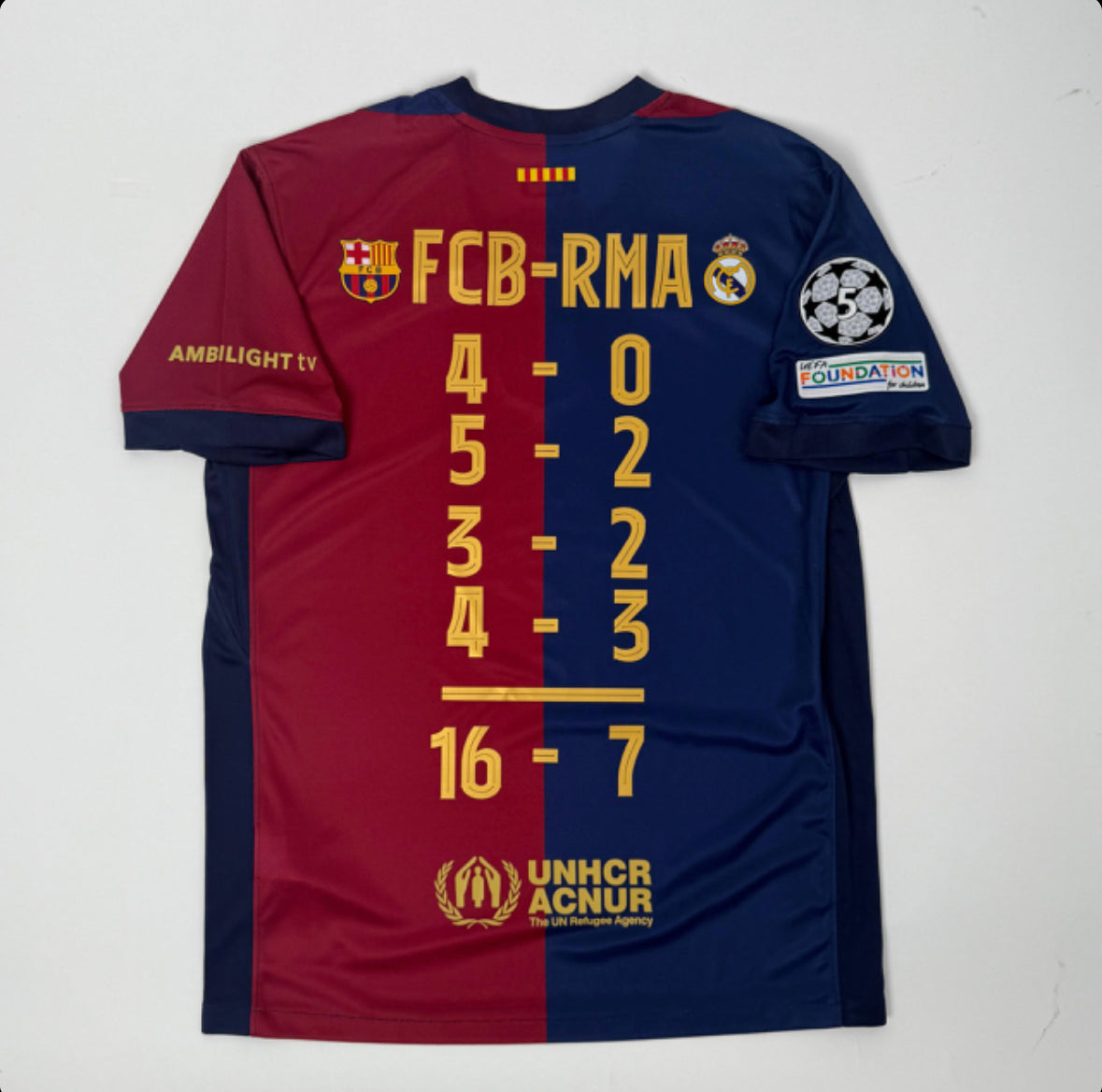 BARCELONA TOTAL CLASICO SPECIAL SHIRT tm