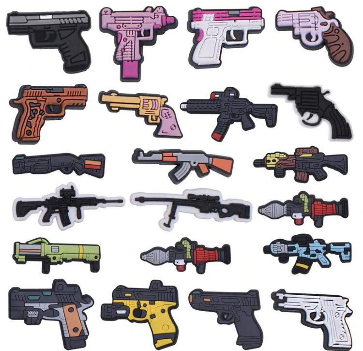 Gun pattern pins 23 pins