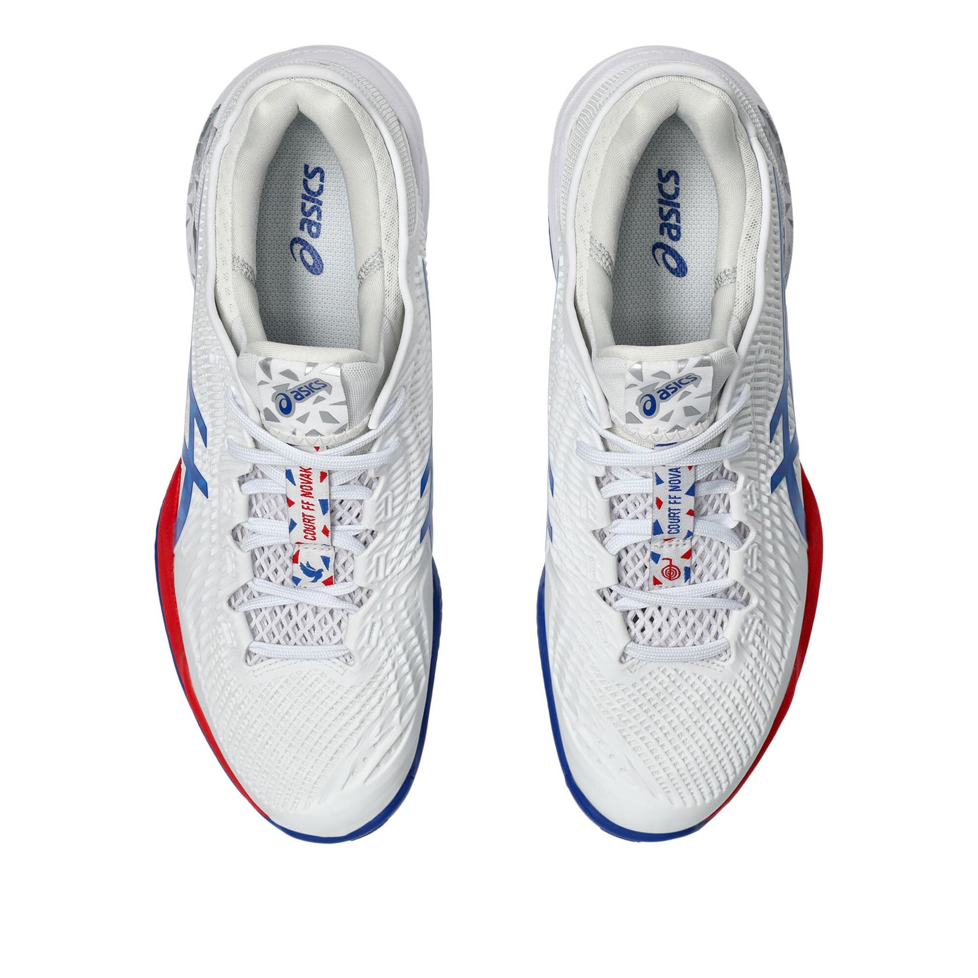 Court FF3 Clay Novak Blue and white