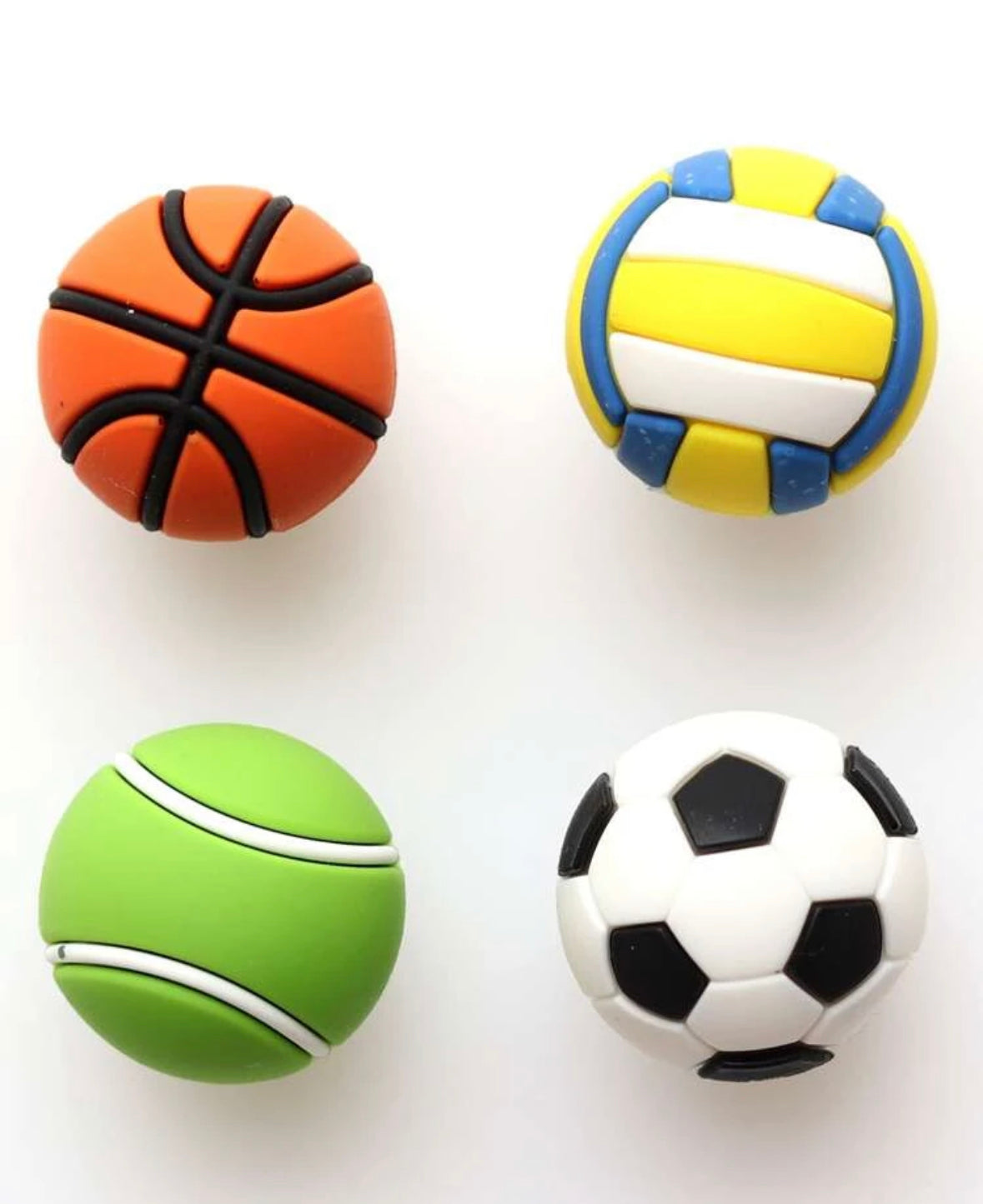 4 SPORTS BALLS PINS