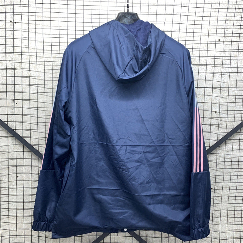 REAL MADRID BLUE WINDBREAKER JK