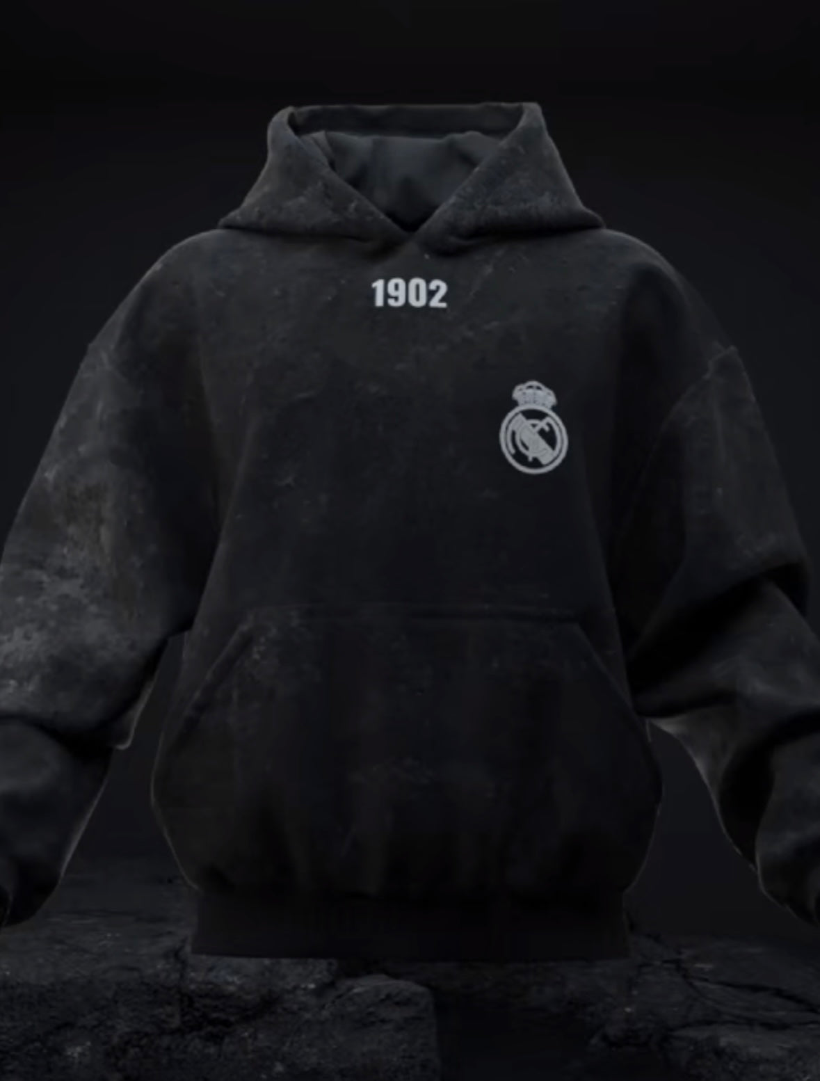 REAL MADRID BLACK HOODIE