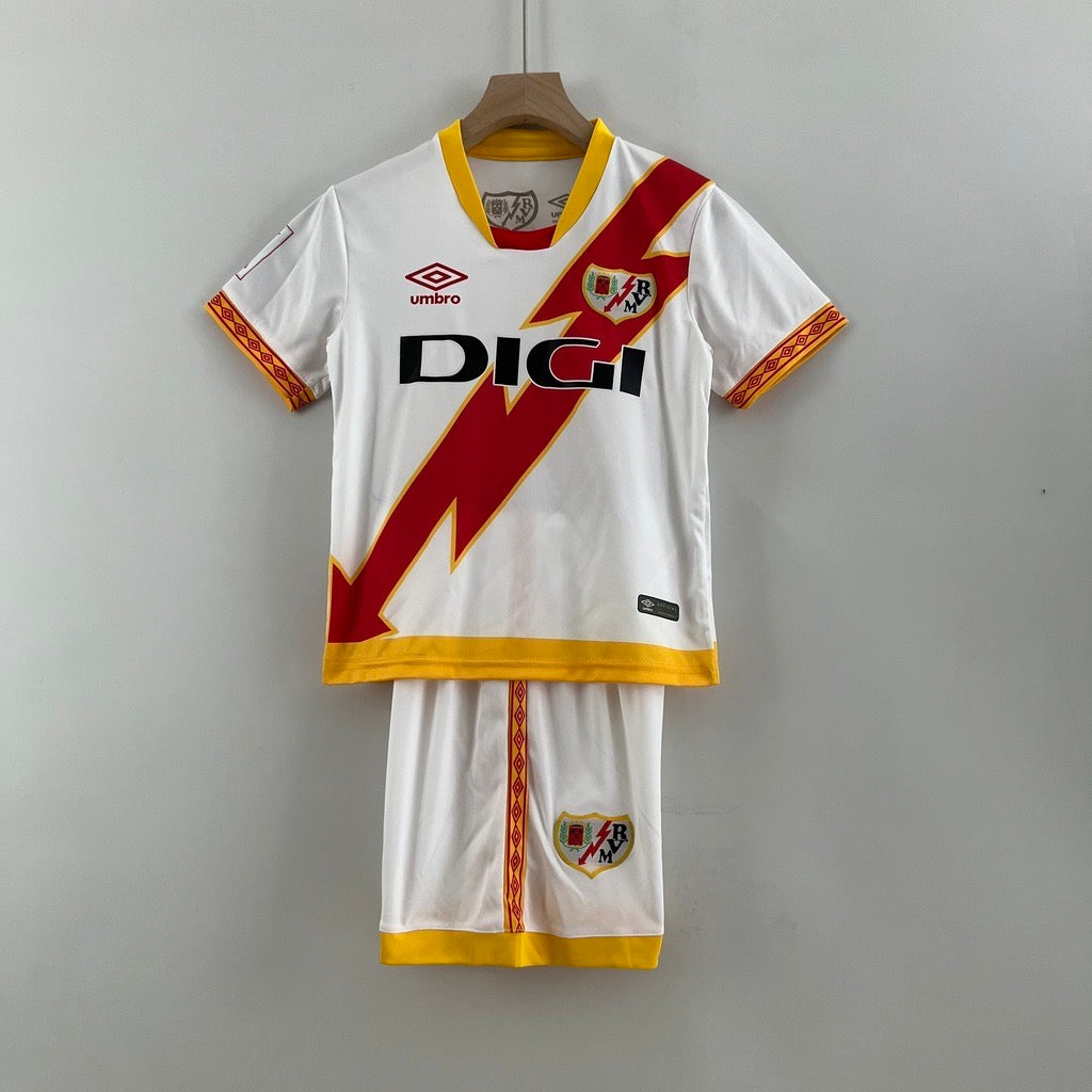 Rayo Vallecano 2023/24 ~ White Kids Kit tm