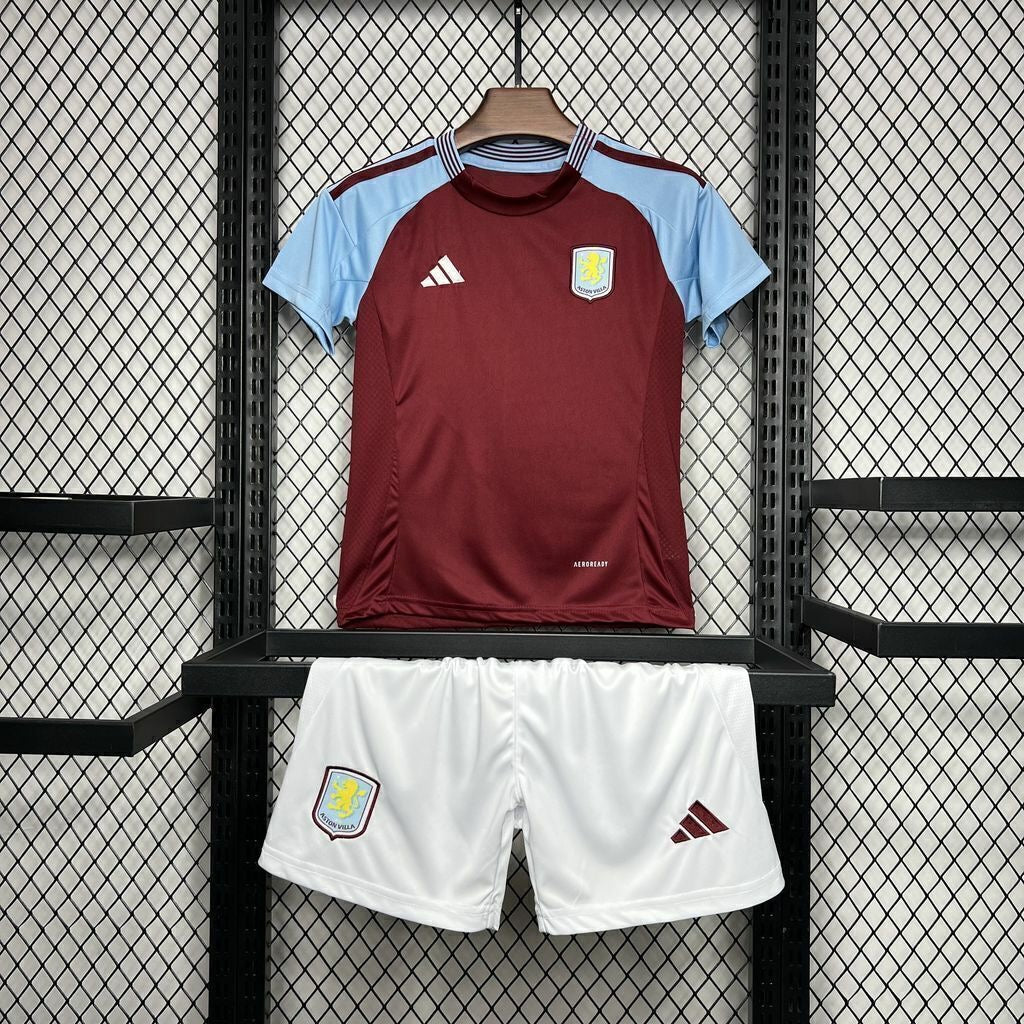 Aston Villa 2024/25 ~ Red Kids Kit tm