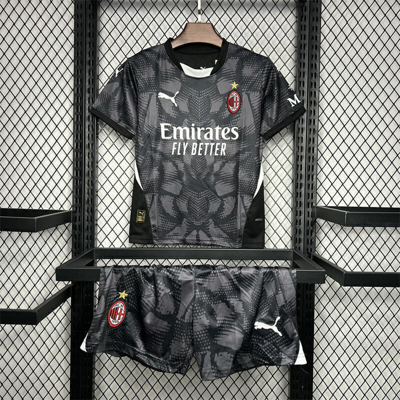 AC Milan 2024/25 ~ Black Kids Kit tm