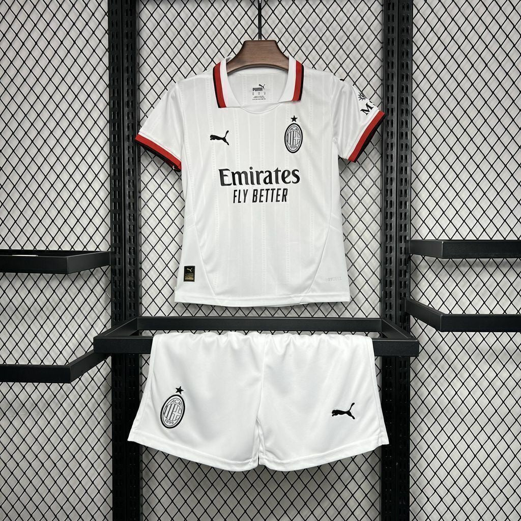 AC Milan 2024/25 ~ White Kids Kit tm