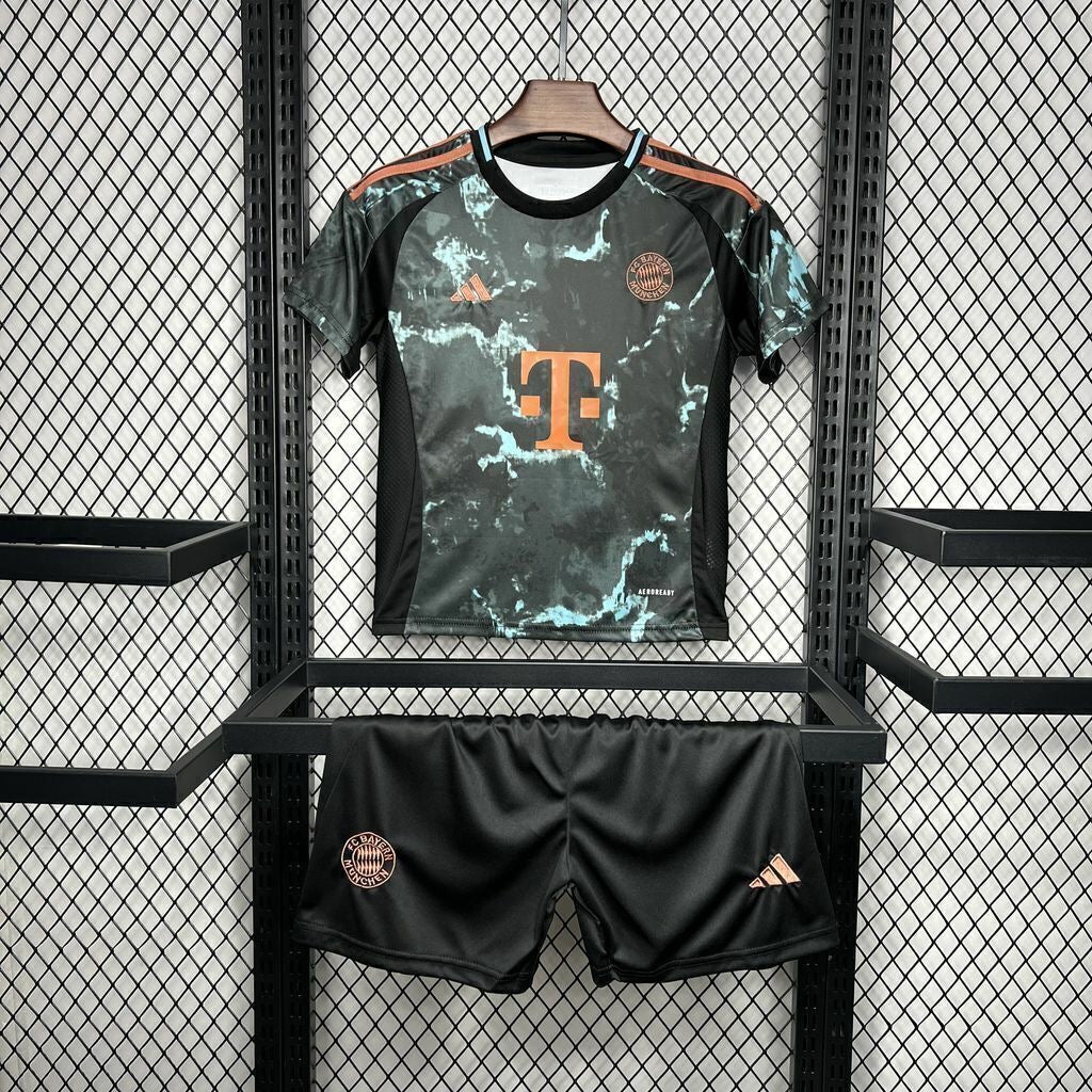 Bayern Munich 2024/25 ~ Black Kids Kit tm