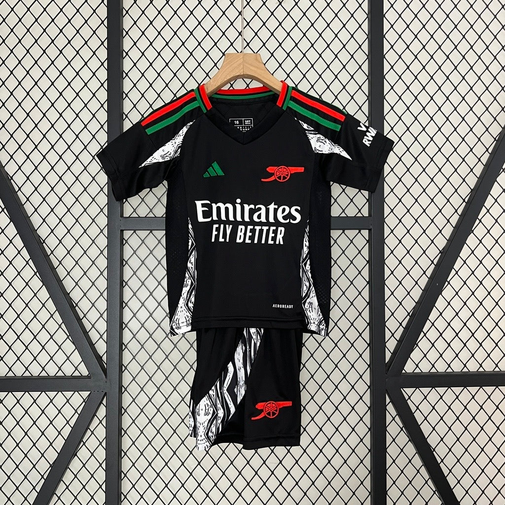 Arsenal FC 2024/25 ~ Black Kids Kit tm