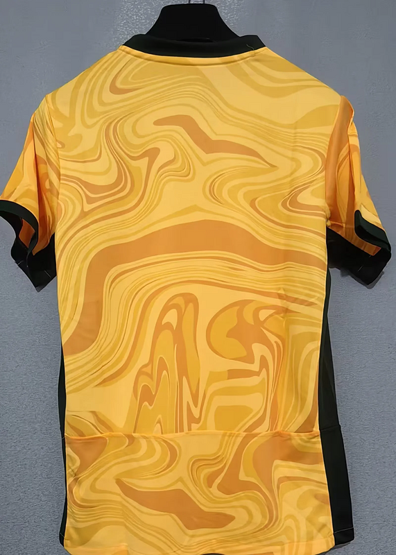 Australia yellow soccer jersey 2025/2026 tm