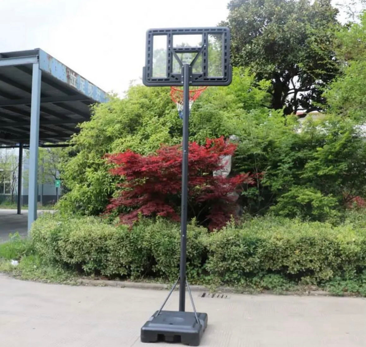 Basketball Stand Pole Black/Grey