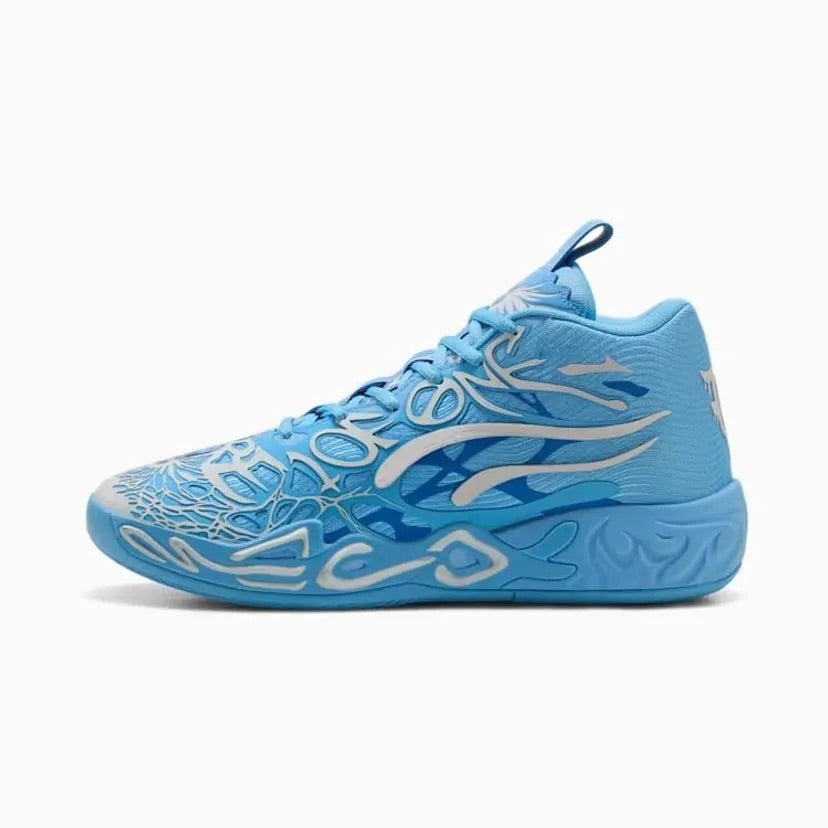 PUMA X LAMELO BALL BASKETBALL SHOE MB.04 LA FRANCE - TEAM LIGHT BLUE/MID GREY