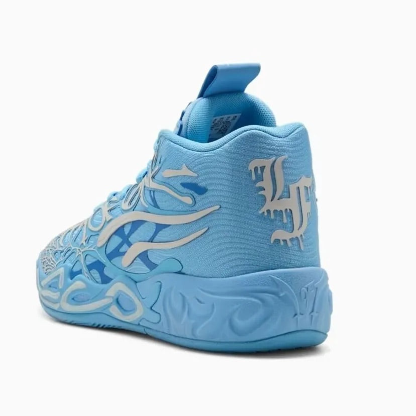PUMA X LAMELO BALL BASKETBALL SHOE MB.04 LA FRANCE - TEAM LIGHT BLUE/MID GREY