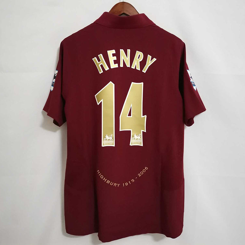 arsenal 2005/2006 home retro tm