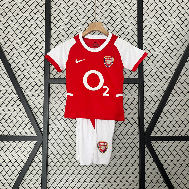 arsenal home 2004/2005 kids tm